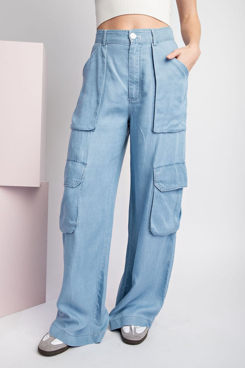 MINERAL WASHED CARGO STRAIGHT LEG PANTS – Giselle's Chic Boutique