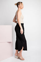 SOLID CROPPED PANTS