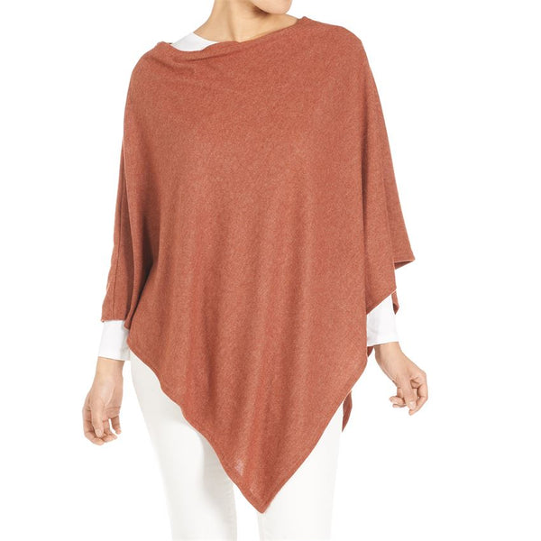 WILLOW LIGHTWEIGHT BRUSHED PONCHO