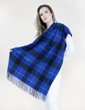 Red-Blue  Plaid Scarf