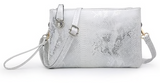 Sarah Crossbody/Clutch w/ Top Zip and Lock Closure
