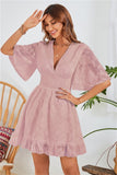 Anna Flutter Sleeve Dress