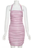 Stacy Pink Shimmer Dress