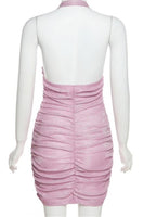 Stacy Pink Shimmer Dress